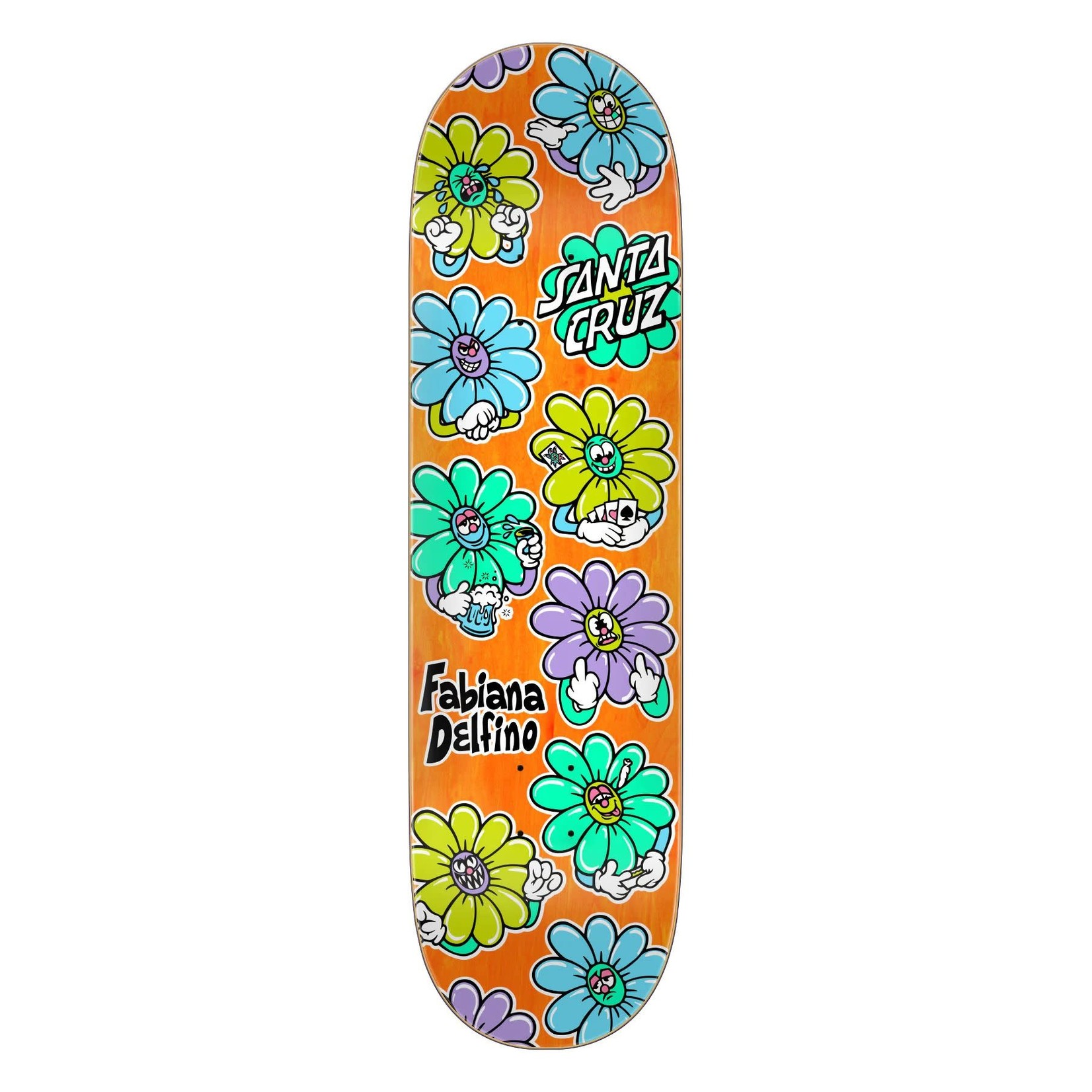 Santa Cruz Skateboards Santa Cruz Delfino Wildflower Deck - 8.5" x 14 x 31.60"