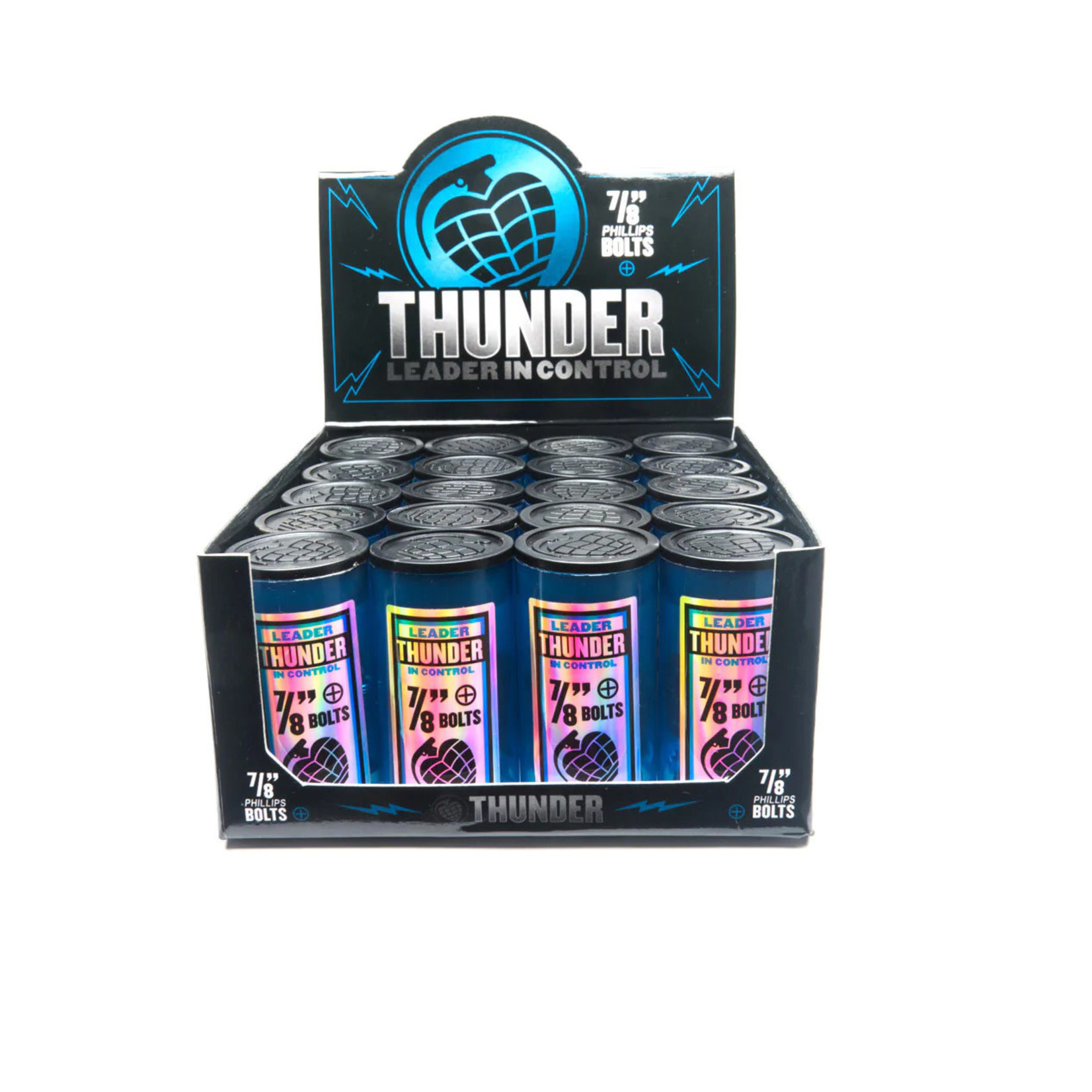 Thunder Trucks Thunder Bolts Hardware 7/8" Black/Blue Phillips