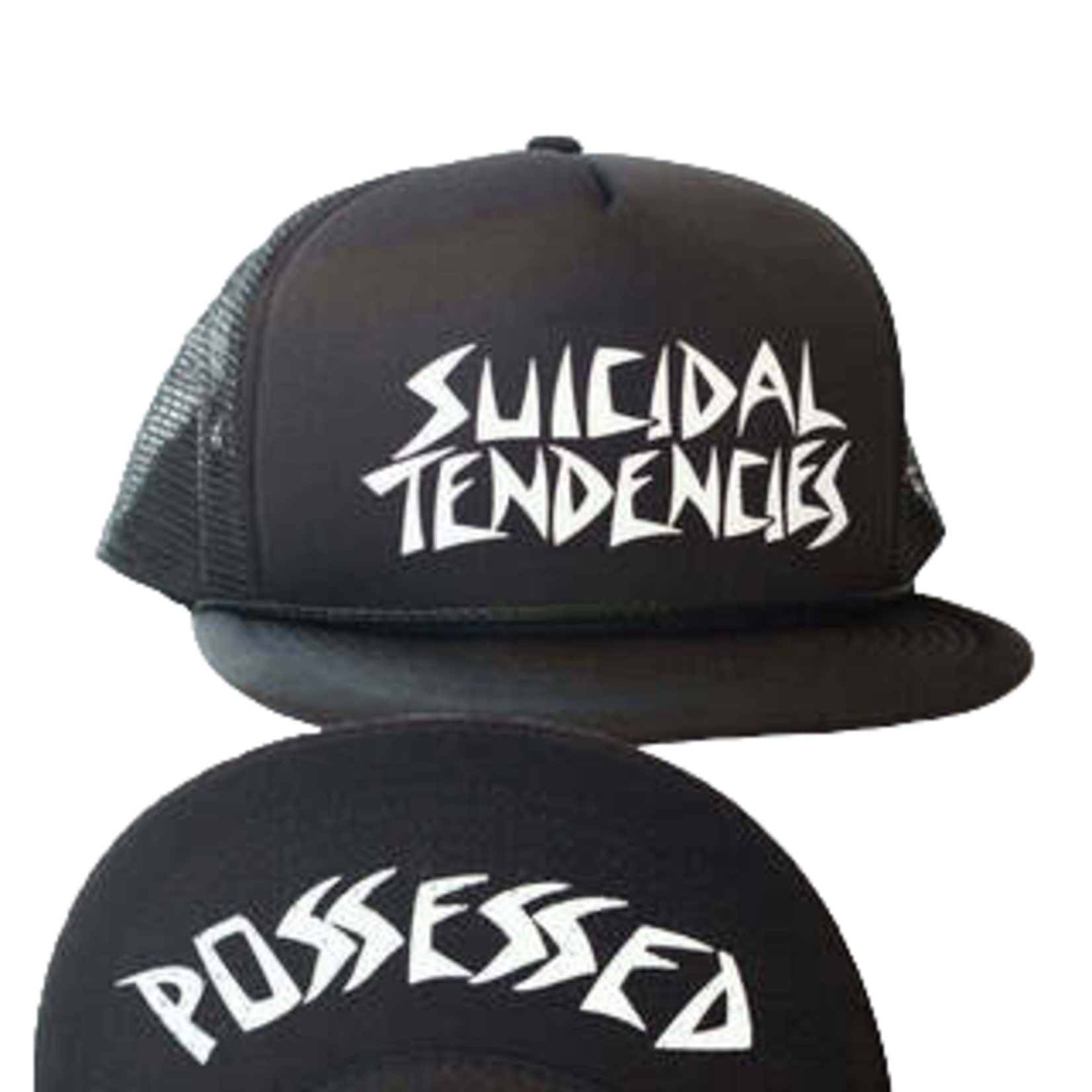 Suicidal Skates Suicidal Tendencies ST OG Flip Mesh Hat - Black