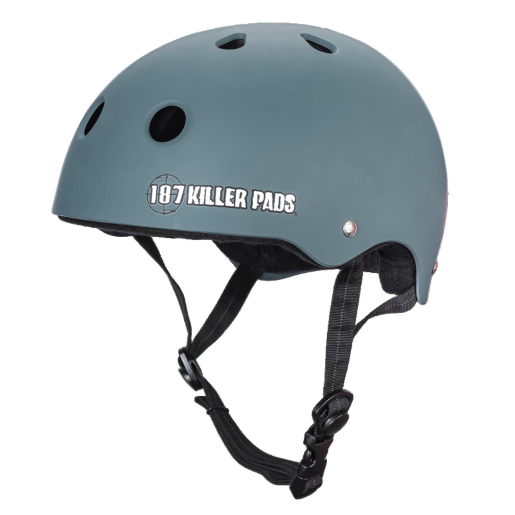 187 Killer Pads 187 Killer Pads Pro Skate Helmet Stone Blue -