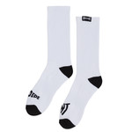 Independent Span Split Crew Socks - White 9-11