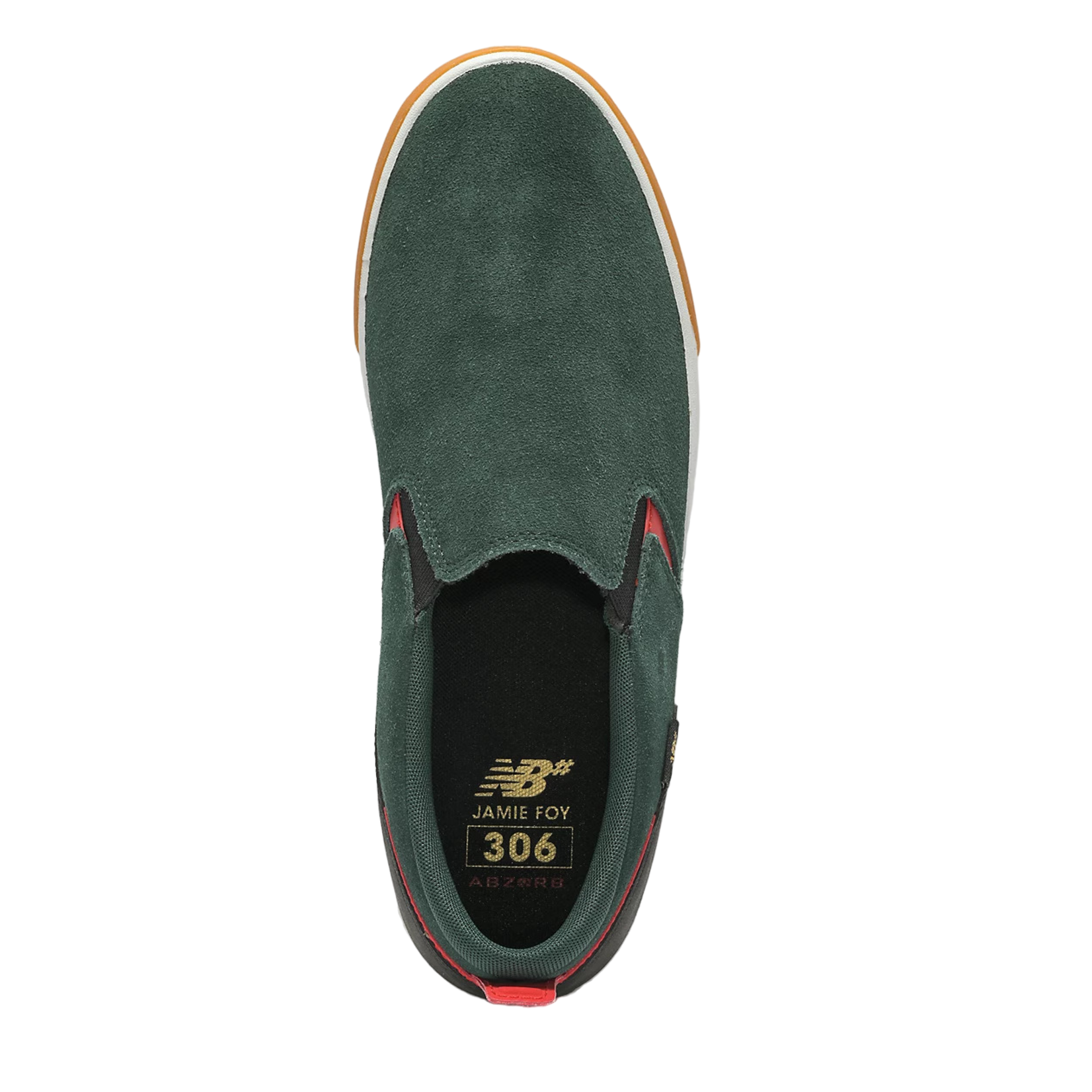 New Balance New Balance  306 Foy Slip On Skate Shoes - Green/White -