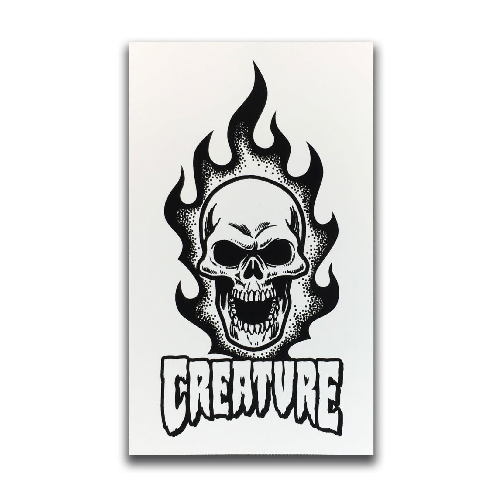 Creature Creature Bonehead Sticker - 6.75" x 4" - Assorted (Vintage)