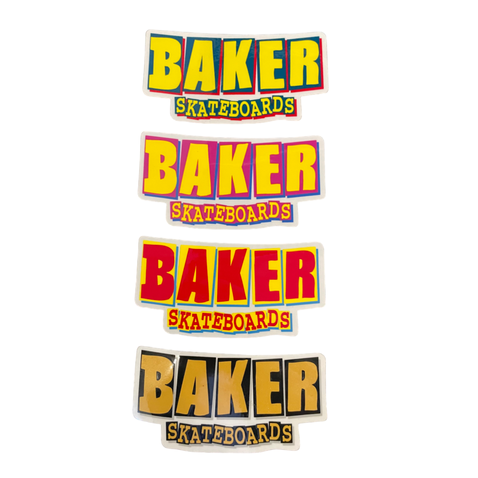 Baker Baker Skateboards Logo Sticker - Assorted - 5" x 2.5" (Vintage)