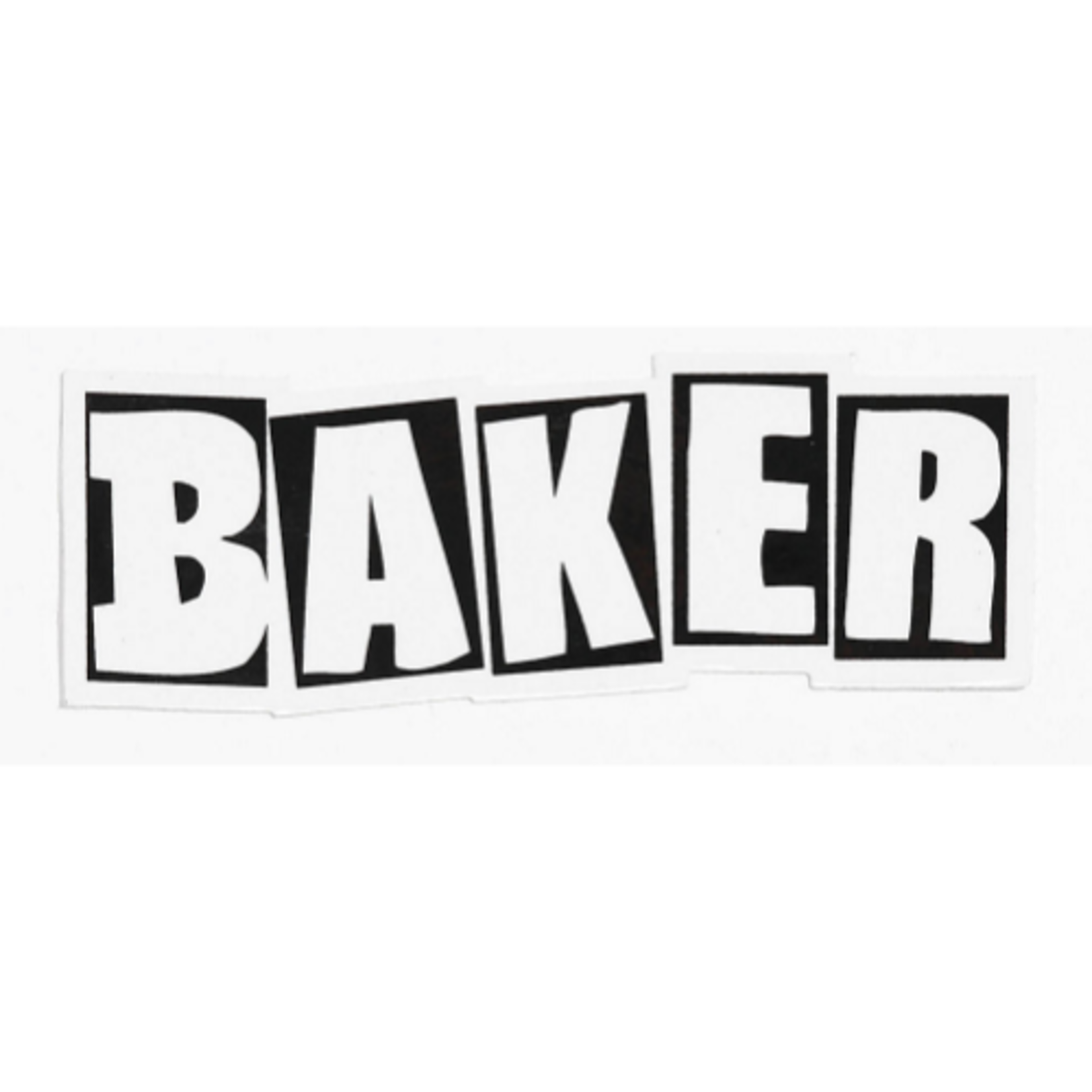 Baker Baker Brand Logo Sticker 5" - Black/White