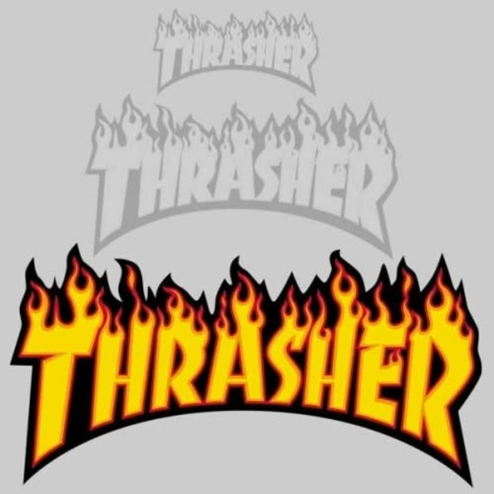 Thrasher Thrasher Flame Sticker (Large) - 10" - Assorted