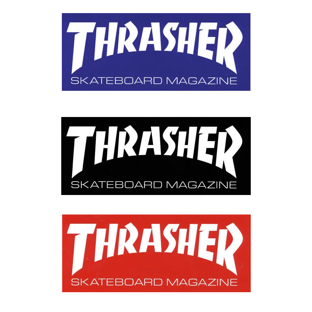 Thrasher Skate Mag Logo Sticker (Medium) 6" Assorted Attic Skate & Snow Shop