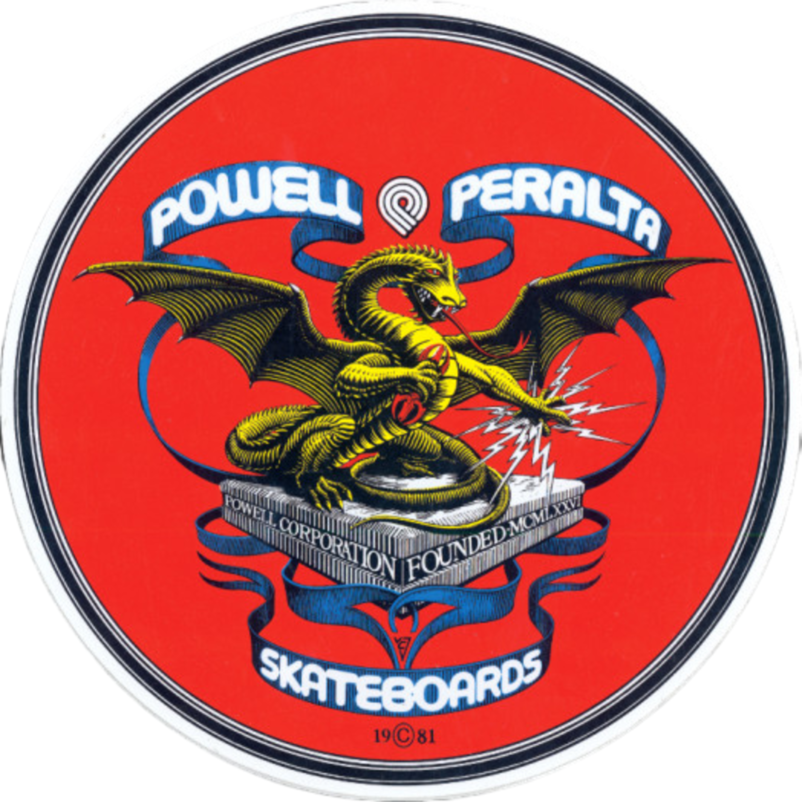 Powell Peralta Powell Peralta Banner Dragon Sticker - 4"