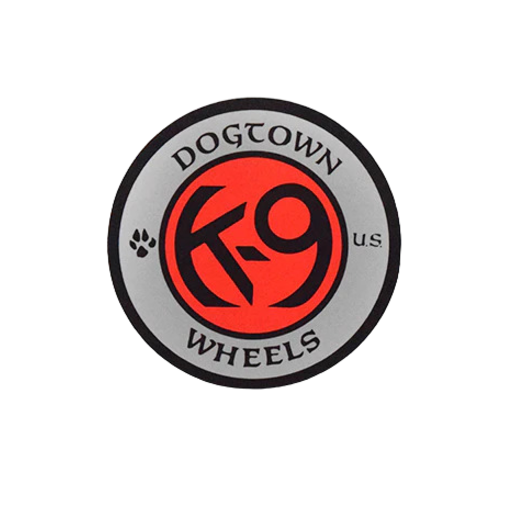 Dogtown Dogtown K-9 Wheels Sticker - 4" - Asst'd Colors