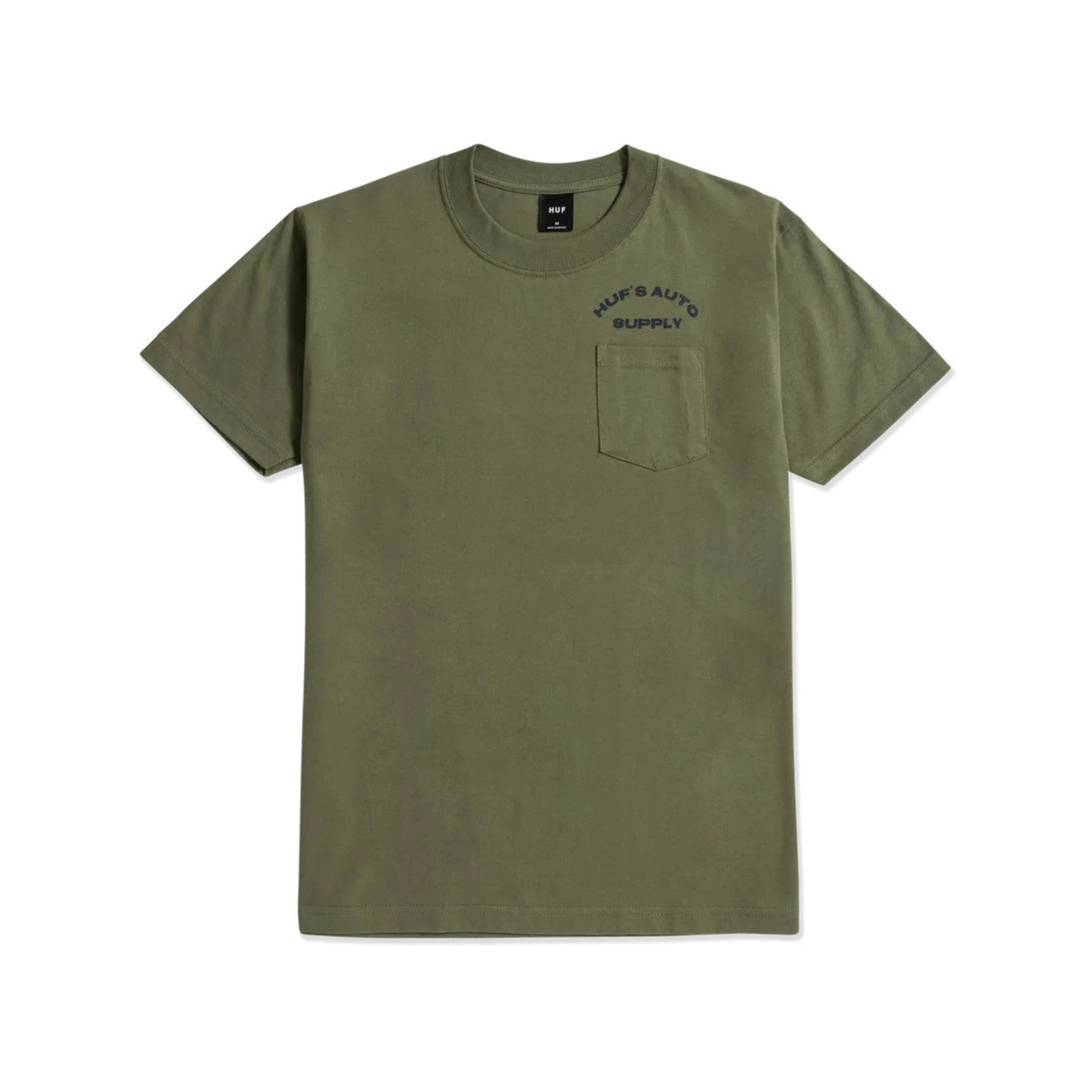Huf Huf Chop Shop Pocket T-Shirt - Olive