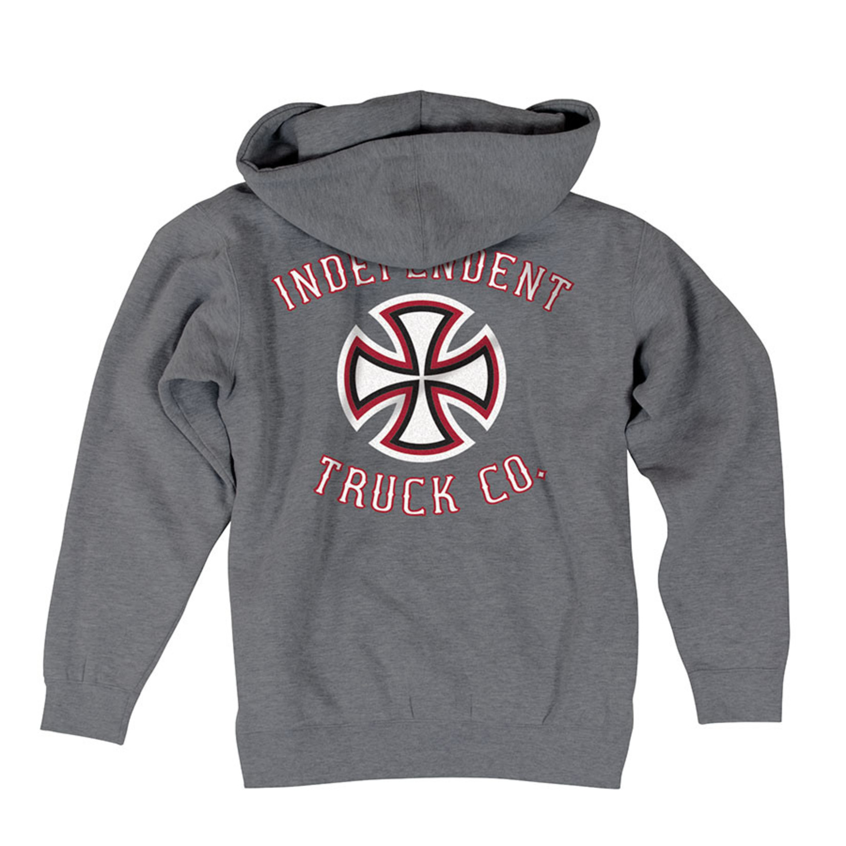 Independent Independent Pennant Zip Hooded Sweatshirt - Gunmetal Heather -