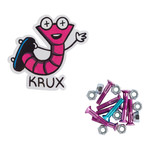 Krux Krux Krome Phillips 1" Hardware - Blue/Pink