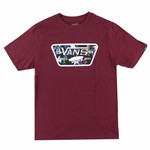 Vans Vans Boys Full Patch Fill T-Shirt - Pomegranate