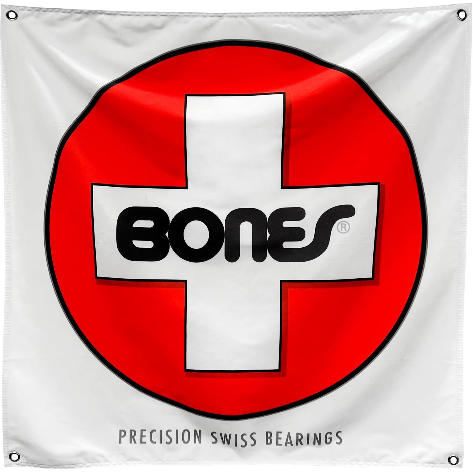 Bones Bones Bearings Swiss Cloth Banner -  35" x 35"