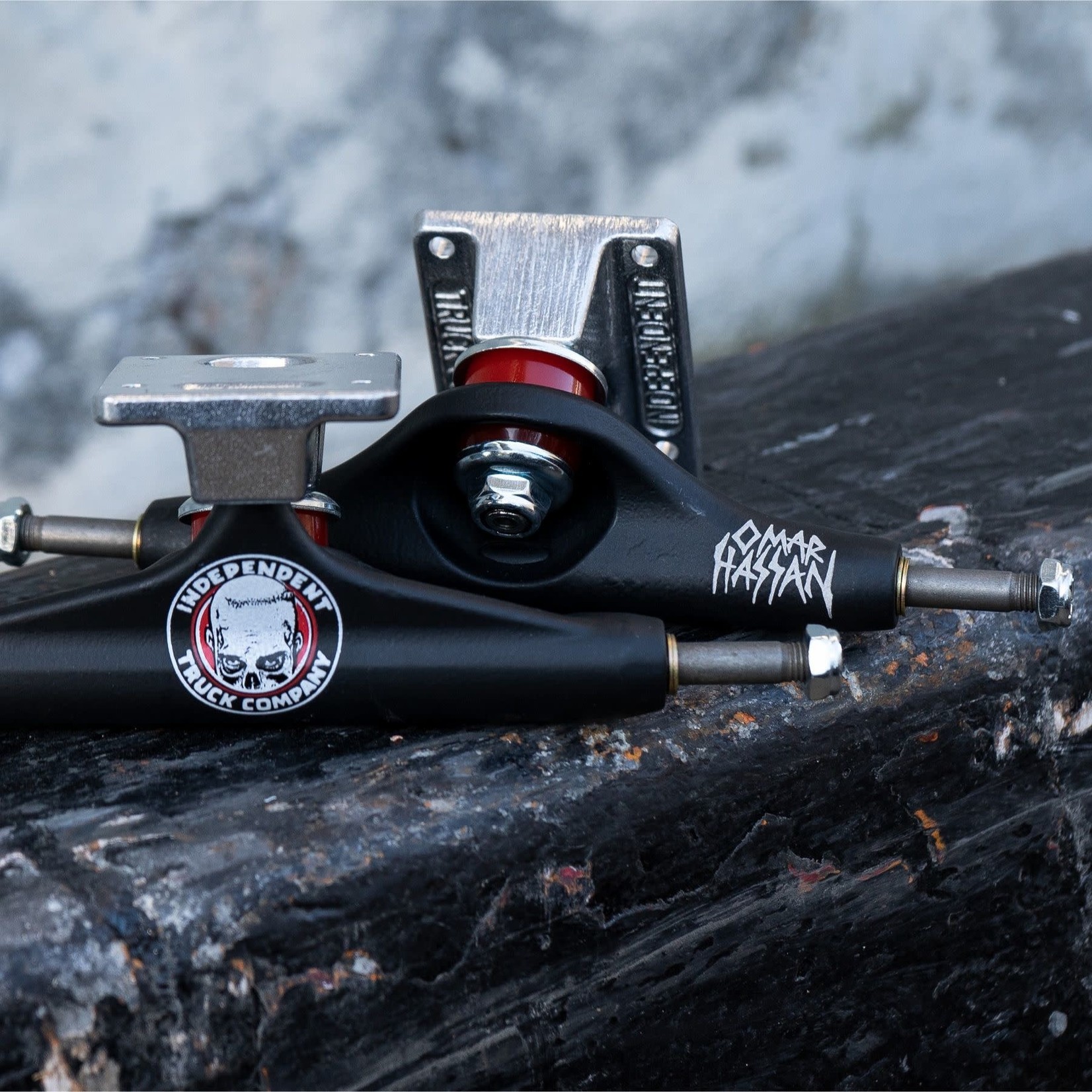 Independent Independent Omar Hassan Stage 11 Hollow Trucks - Black/Silver