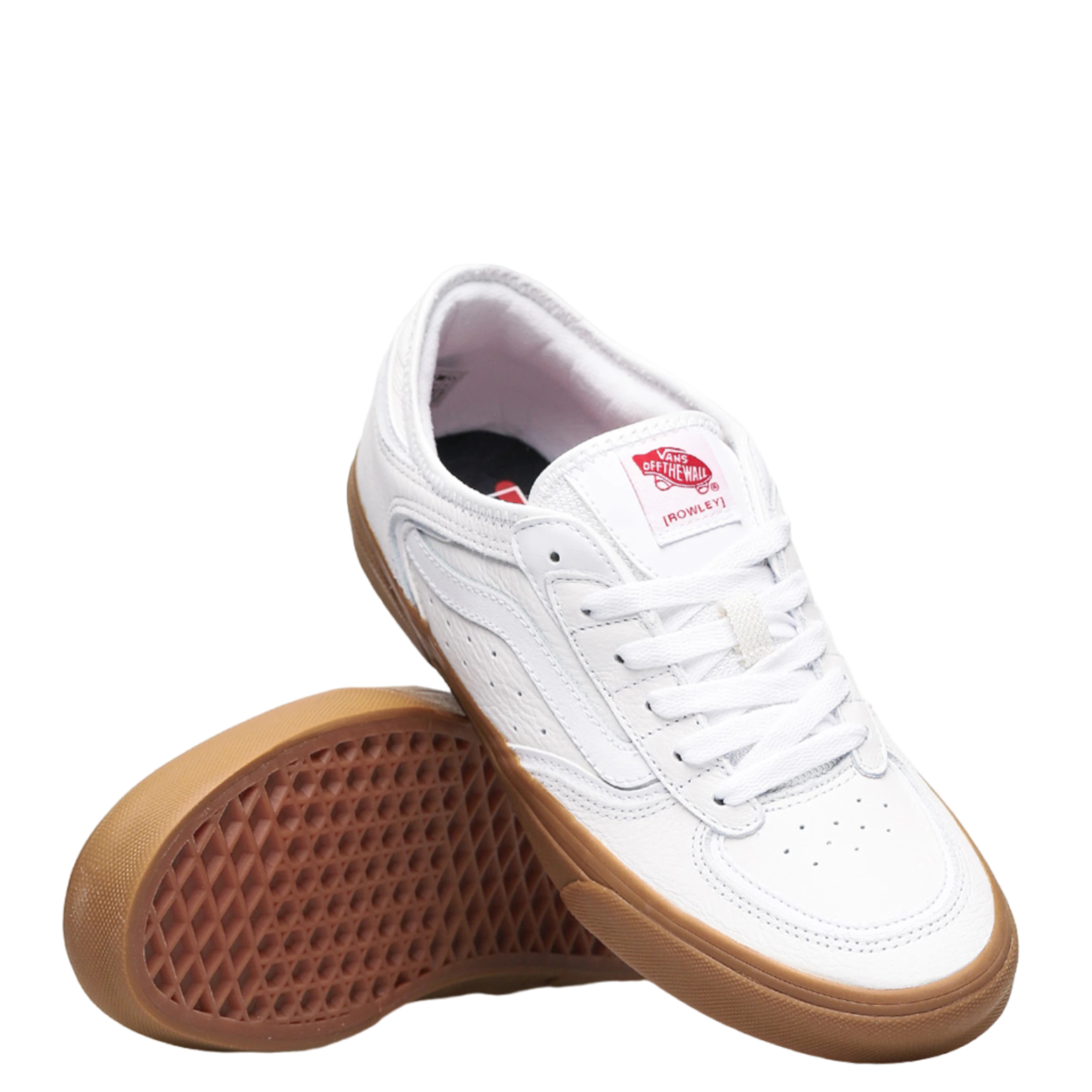 Rowley Pro Skate Shoe - White/Gum - Attic Skate & Snow