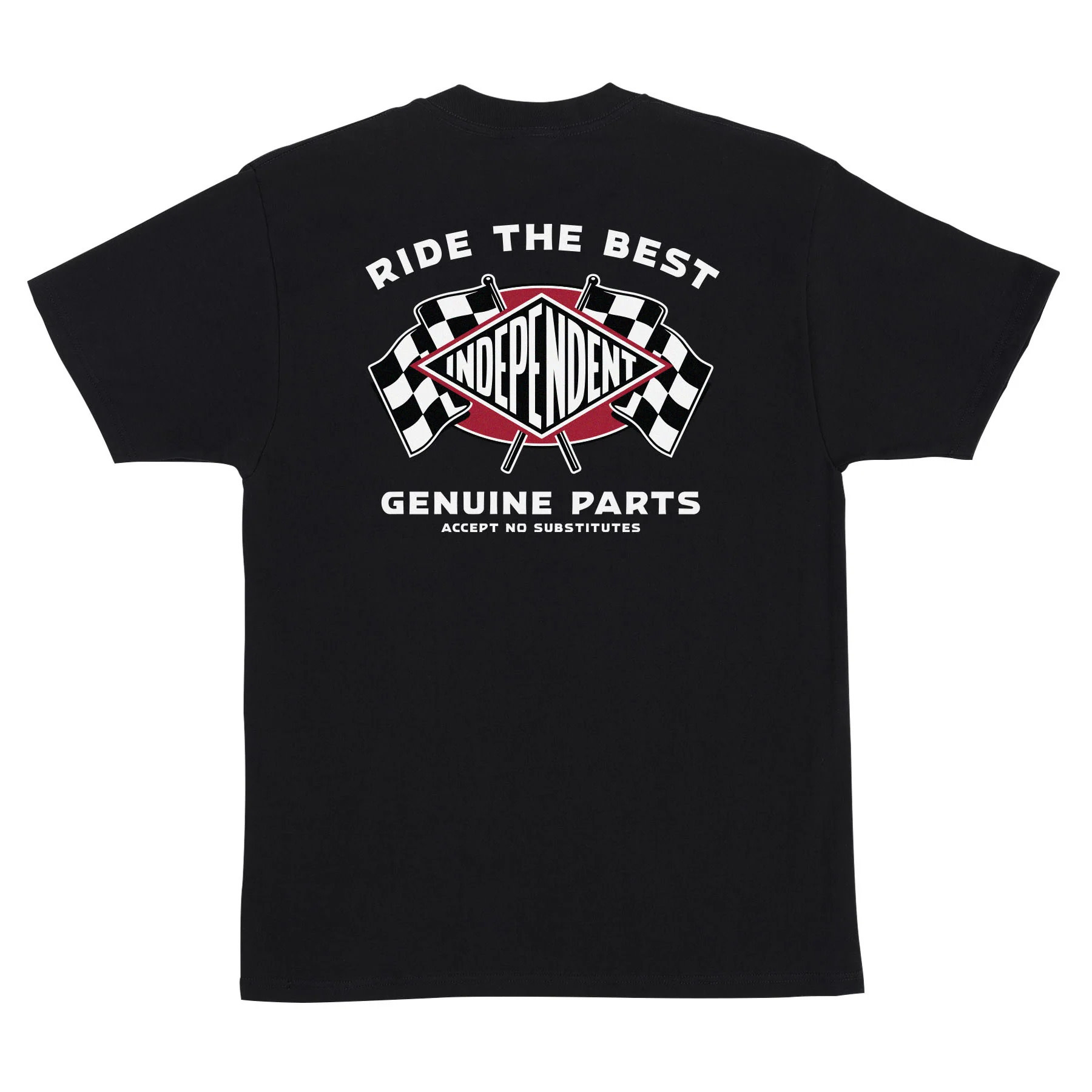 Independent GP Flags T-Shirt - Black - Attic Skate & Snow Shop