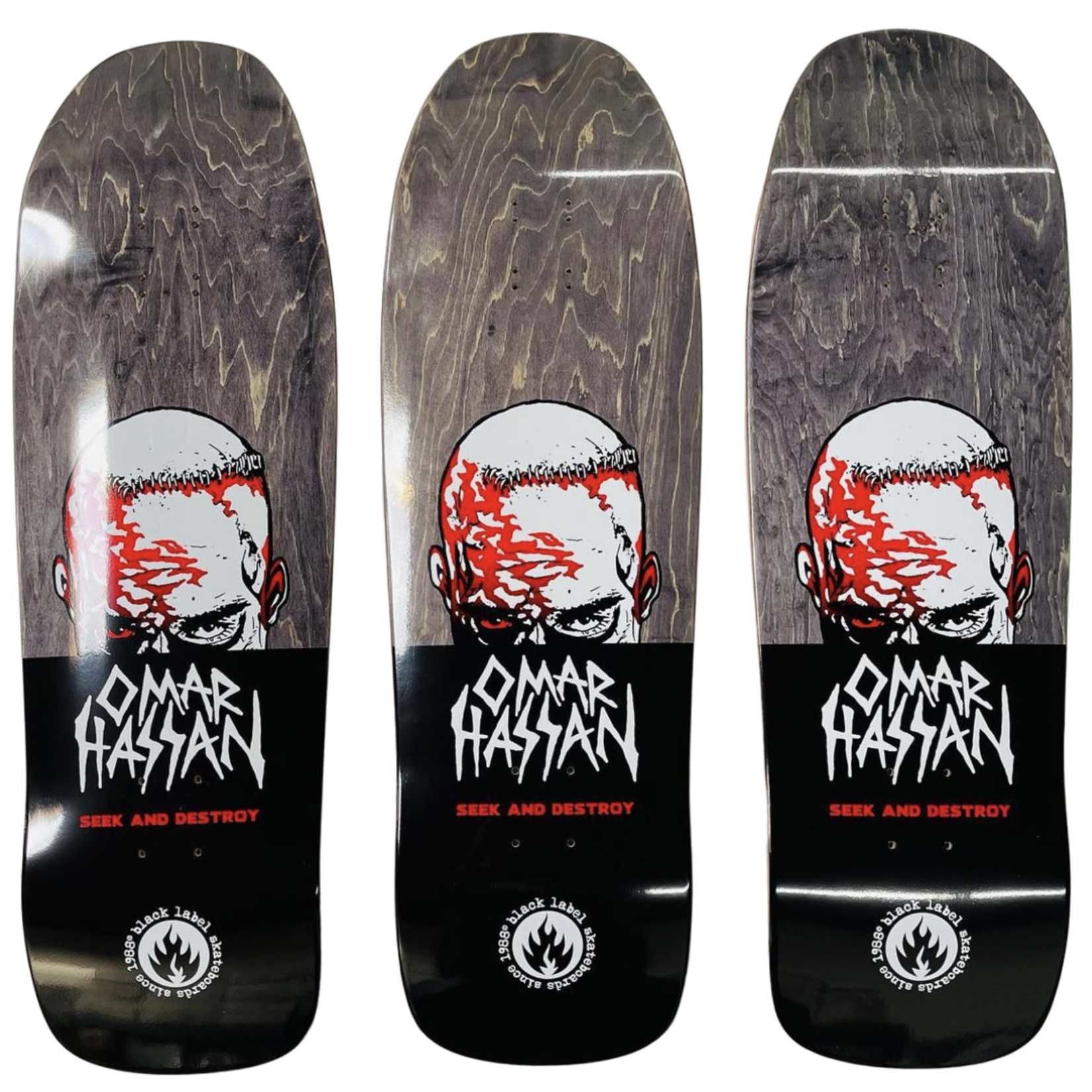 black label skateboard decks