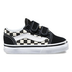 Vans Vans Toddler Old Skool V Shoes - Check Black/White