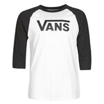Vans Vans Classic Raglan T-Shirt - White/Black