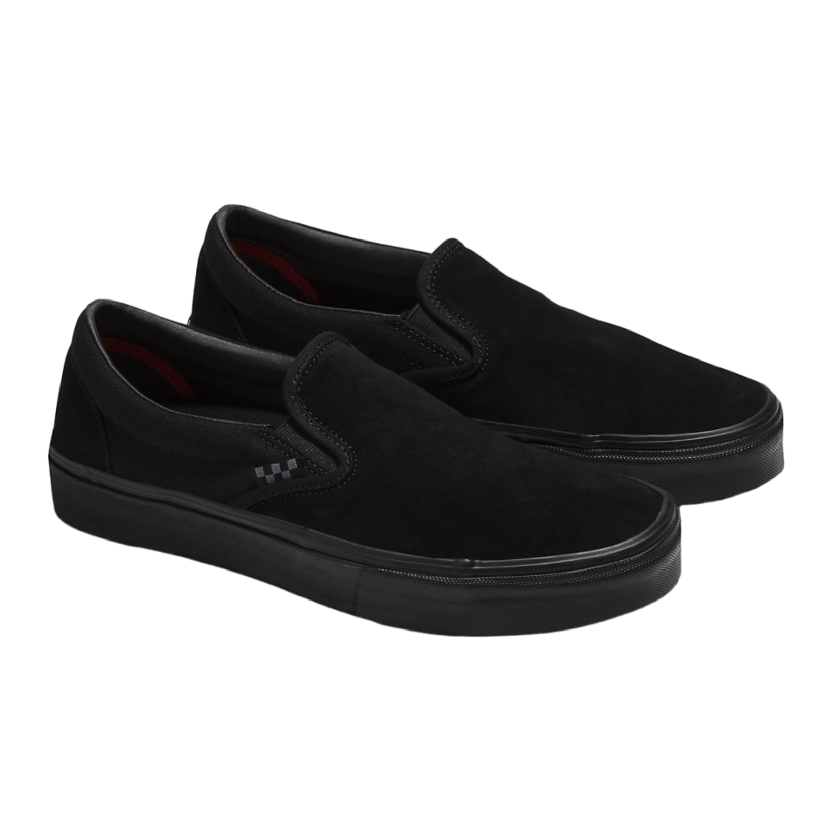 Kwijting kleur Gepolijst Vans Slip On Pro Skate Shoes - Black/Black - - Attic Skate & Snow Shop