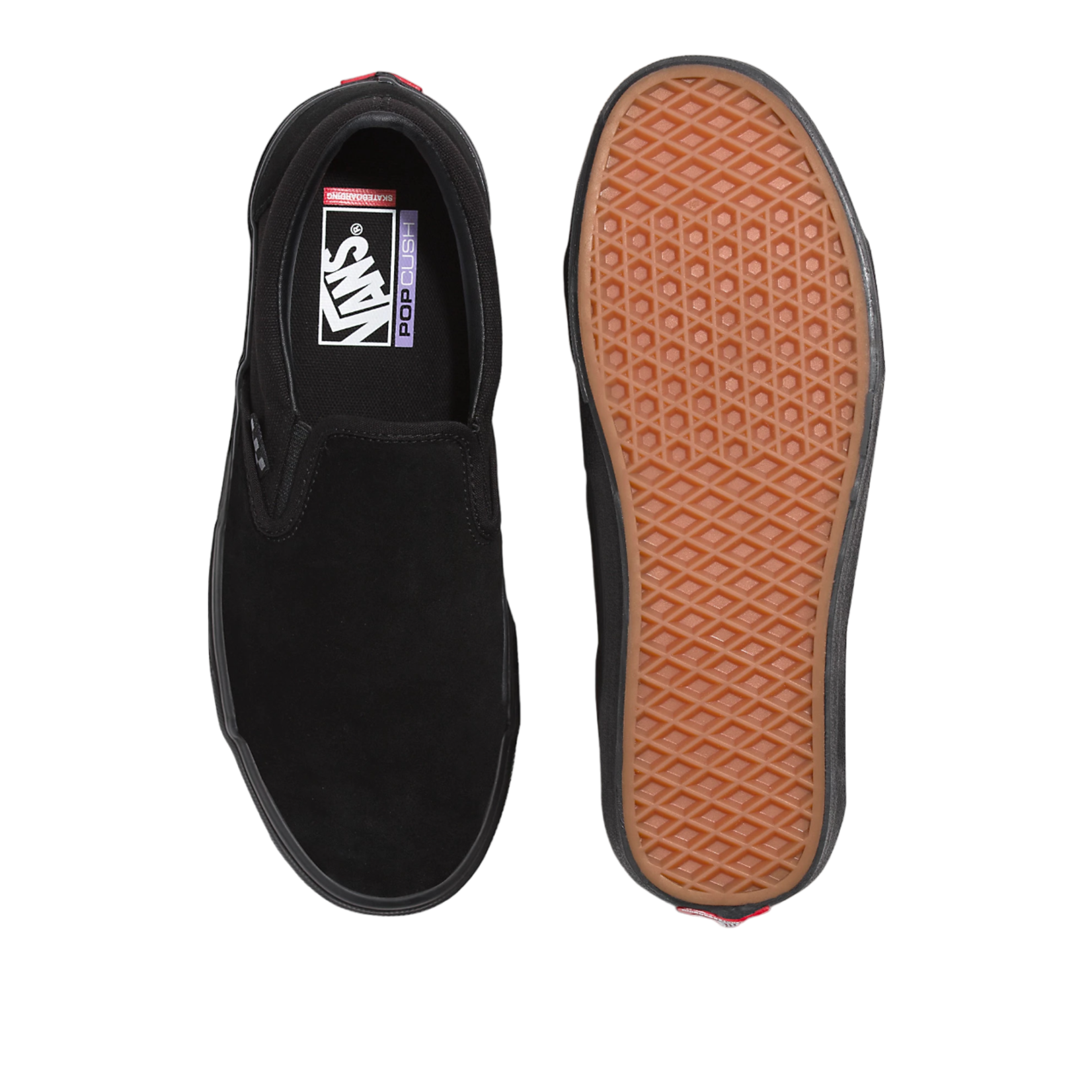 Vans Vans Slip On Pro Skate Shoes - Black/Black -