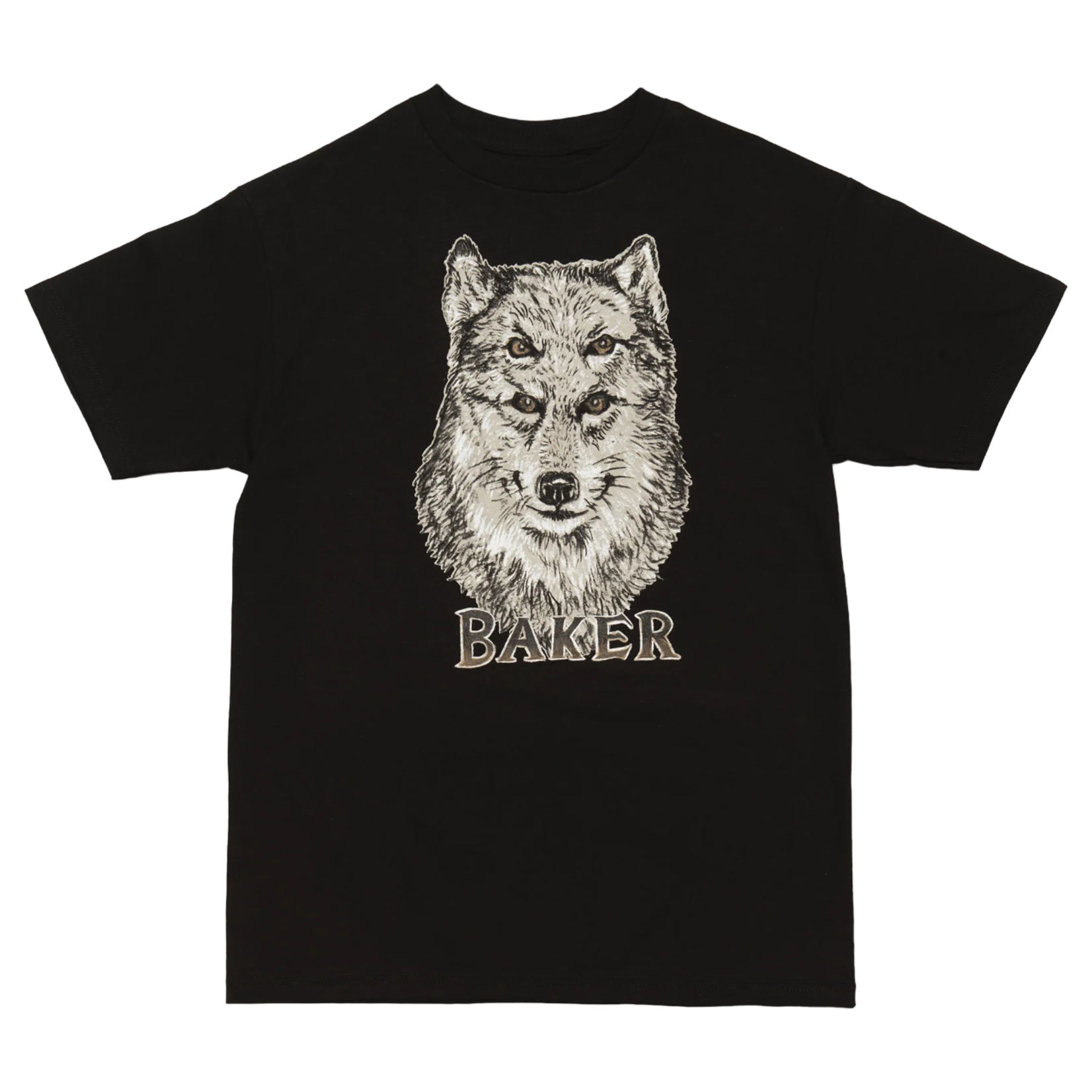 Baker Baker Wolf T-Shirt - Black -