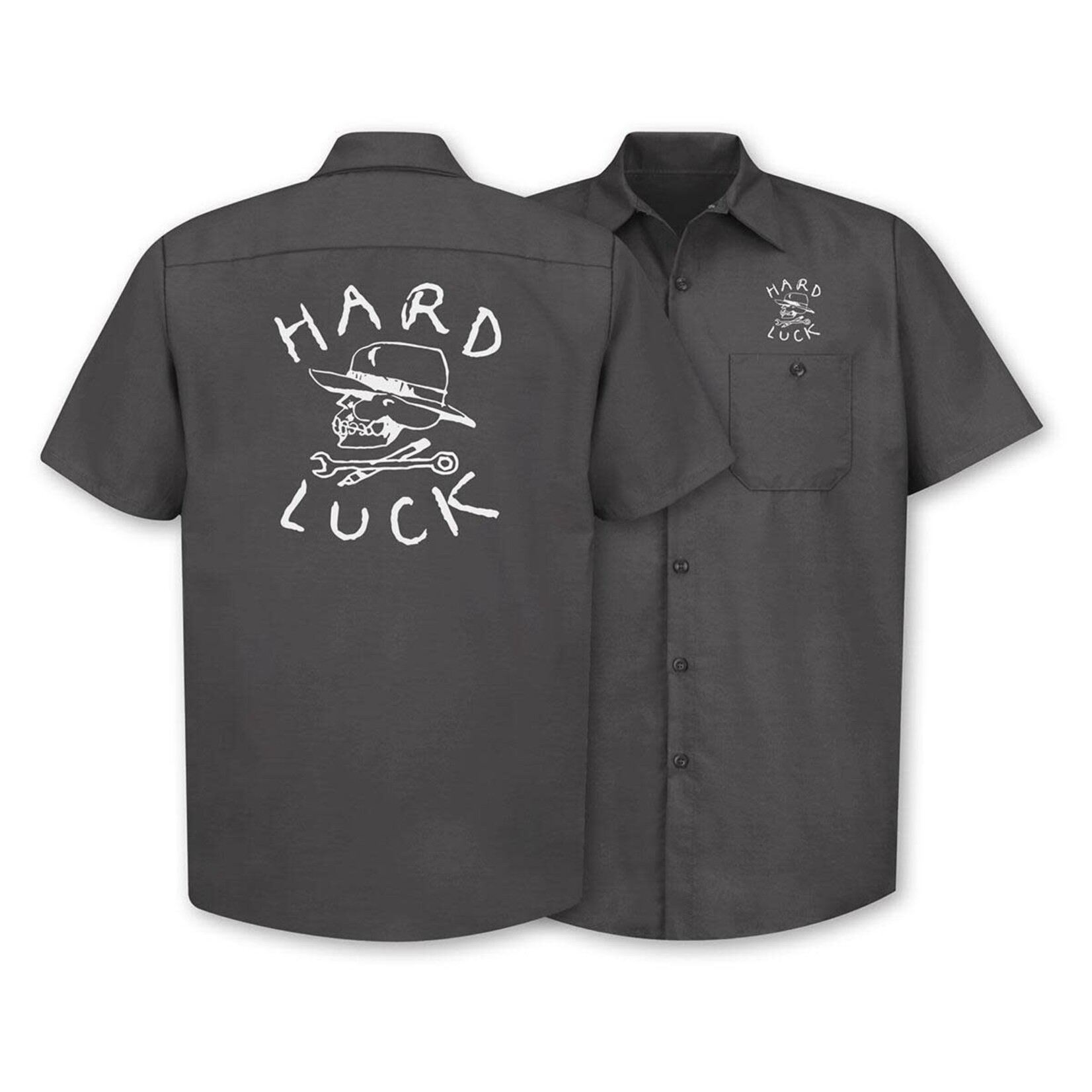 Hard Luck Bearings Hard Luck OG Work T-Shirt - Charcoal Grey