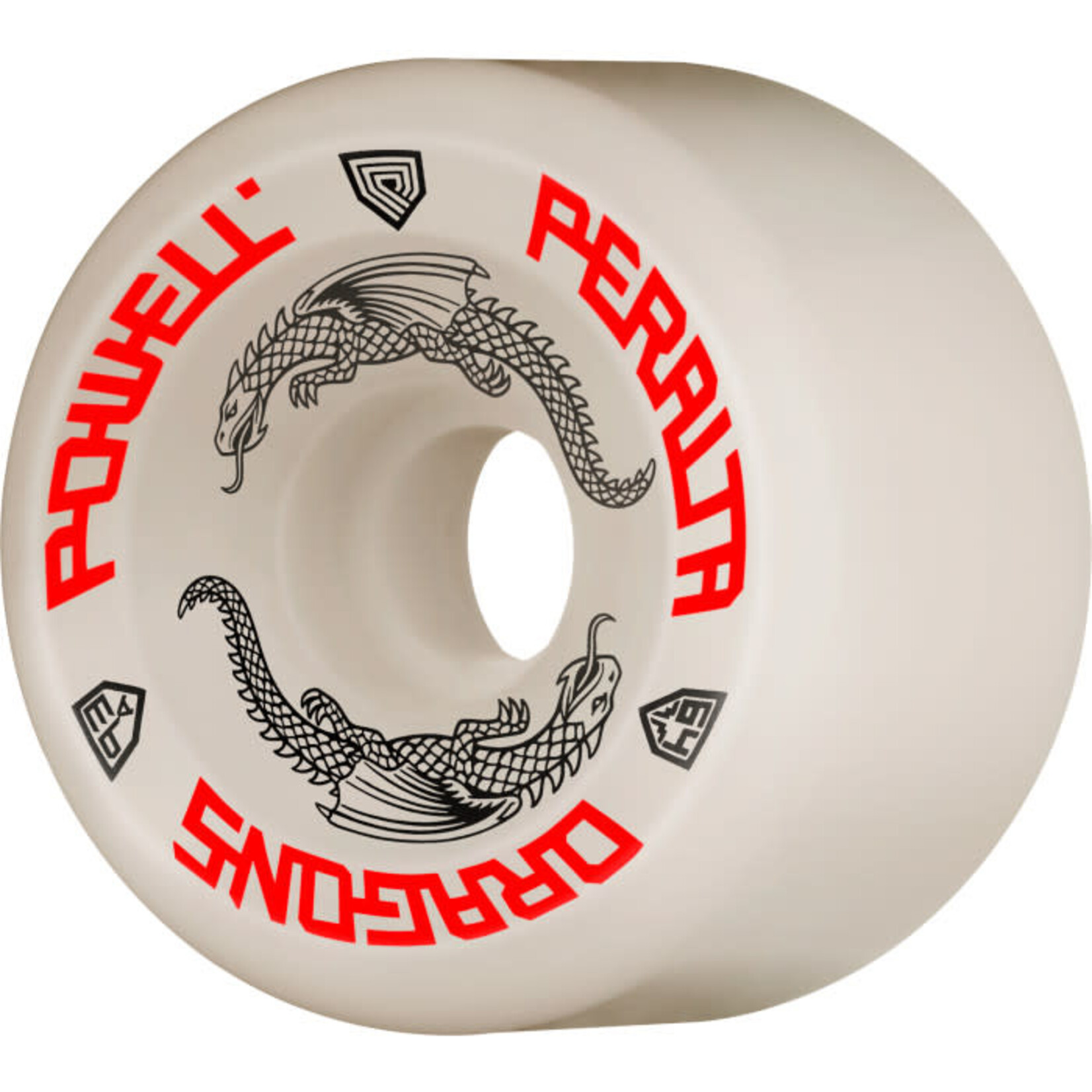Powell Peralta Powell Peralta 64mm x 36mm Dragons 93a Off White Wheels (Set of 4)