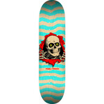 Powell Peralta Powell Peralta Ripper Skateboard Deck Natural Turquoise - Shape 242 - 8 x 31.45