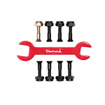 Diamond Diamond Boo Johnson Pro Hardware - 7/8" - Black