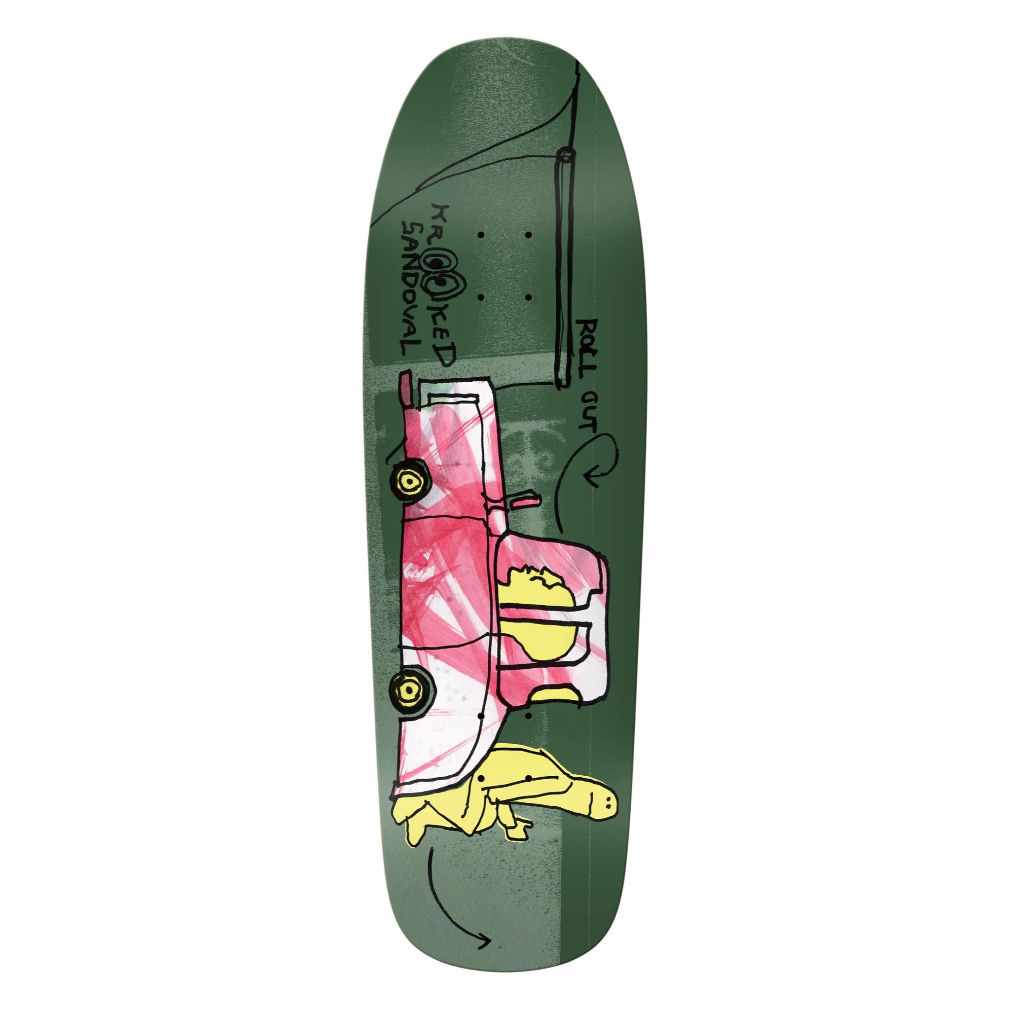 Krooked Sandoval Roll Out Deck 9.81" x 32" Attic Skate & Snow Shop