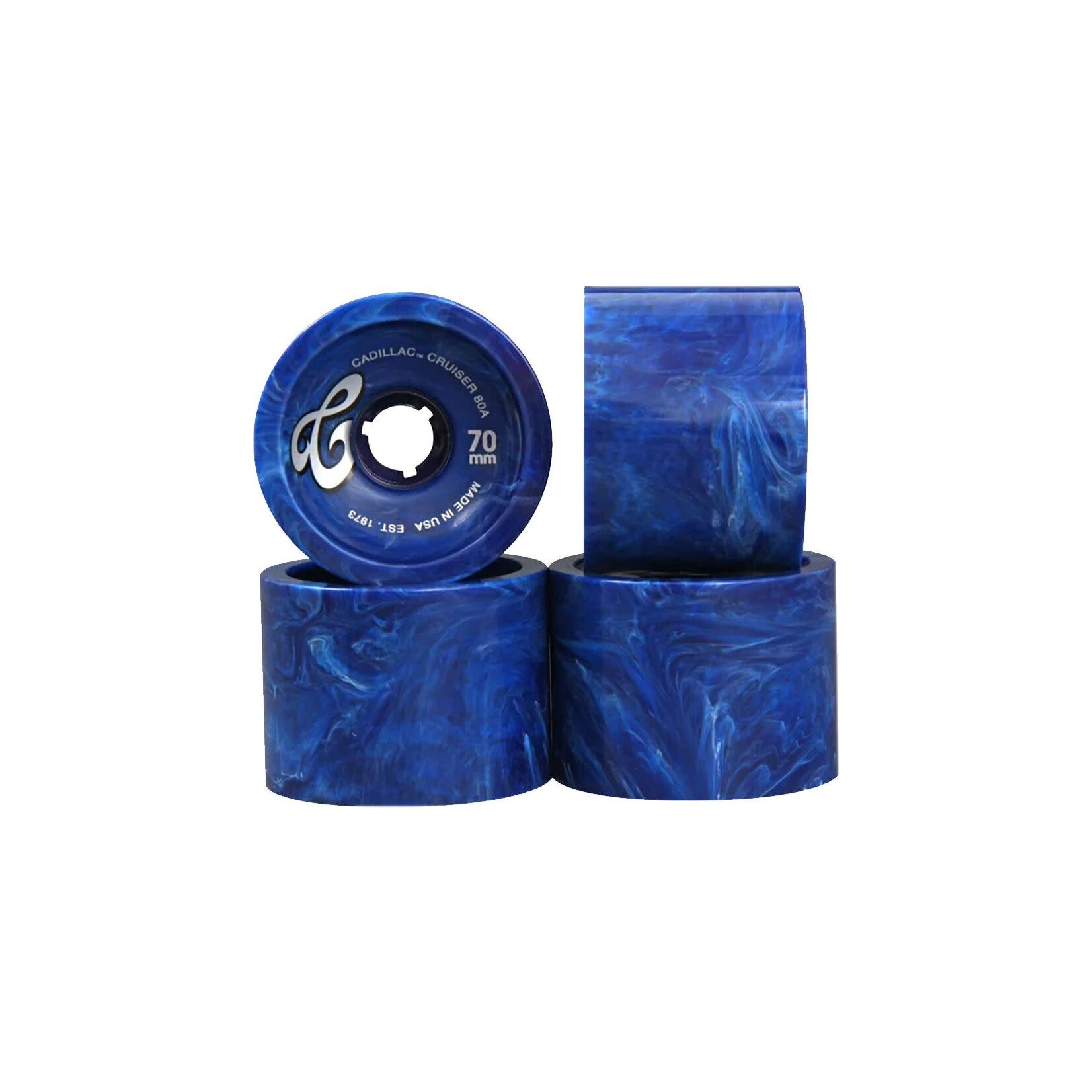 Cadillac Cadillac - Cruiser Wheels - Blue Marble - 70mm 80a