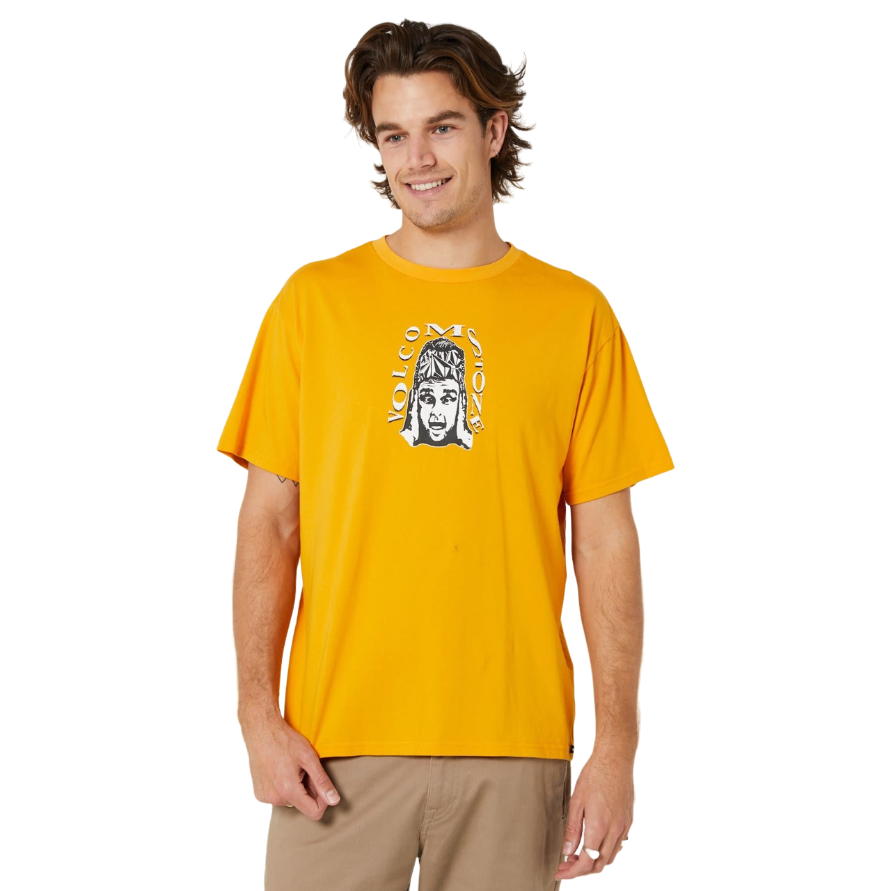 Volcom Skate Vitals Headache S/S T Shirt - SunBurst