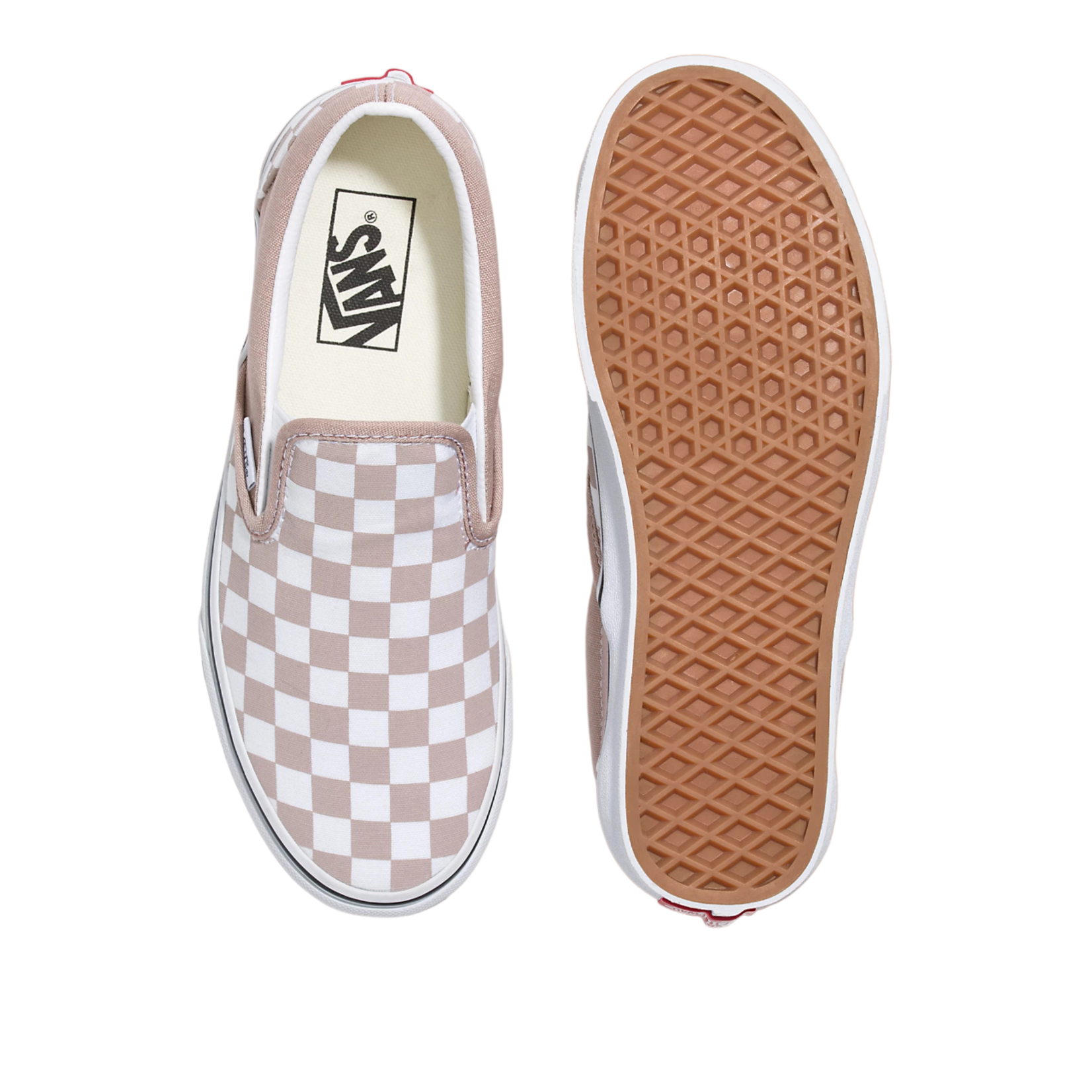 Vans Vans Checkerboard Classic Slip on - Etherea/White