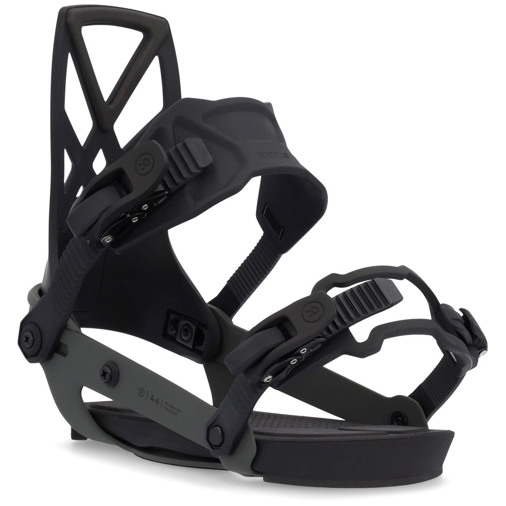 Ride Snowboard co. Ride A4 Snowboard Bindings - Black Noir