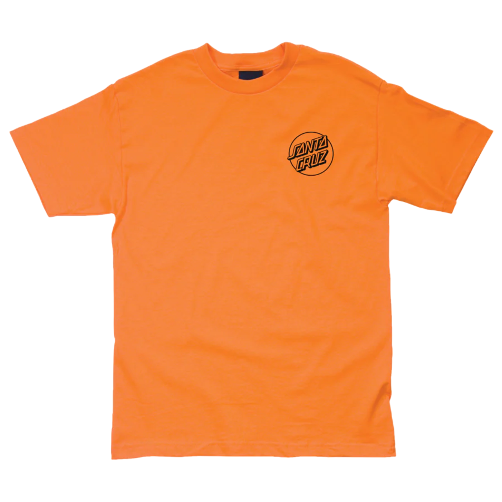 Santa Cruz Skateboards Santa Cruz Opus Dot T-Shirt - Orange with Black