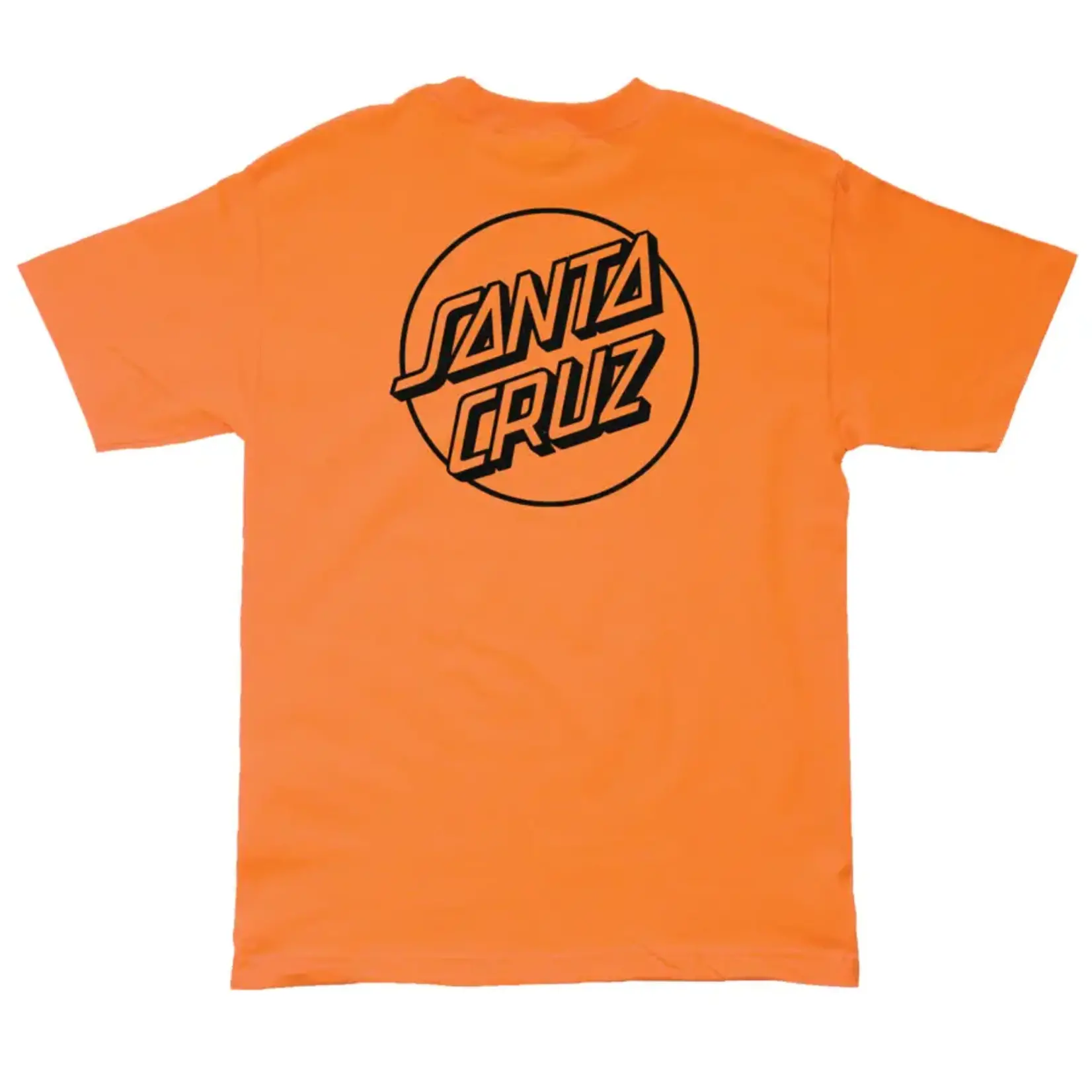 Santa Cruz Skateboards Santa Cruz Opus Dot T-Shirt - Orange with Black