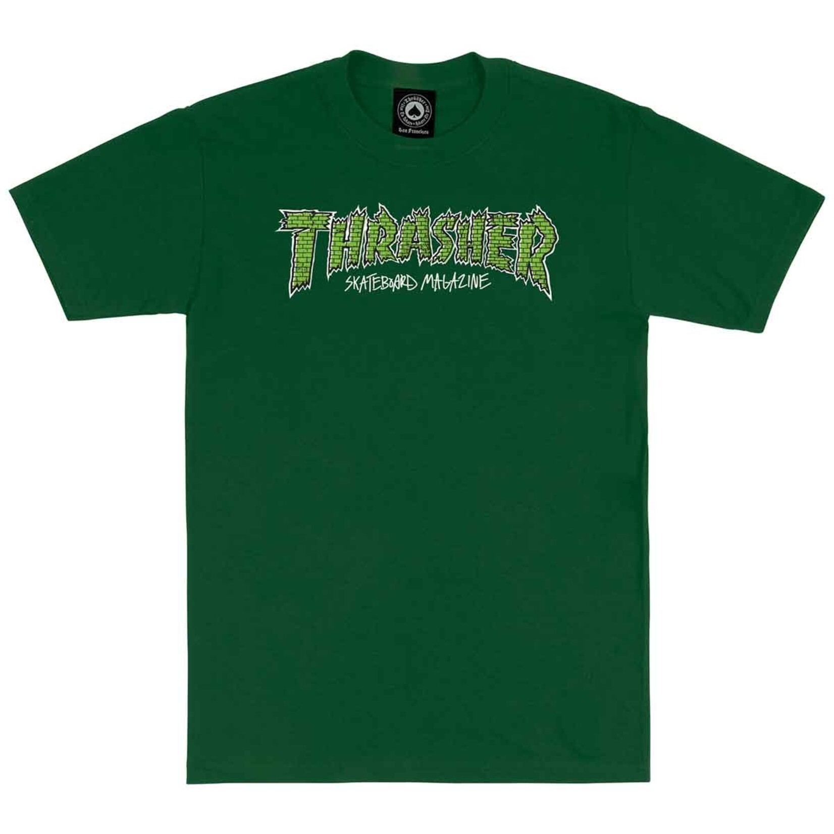 Thrasher Thrasher Brick T-Shirt - Forest Green