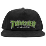 Thrasher Thrasher Brick Snapback - Black