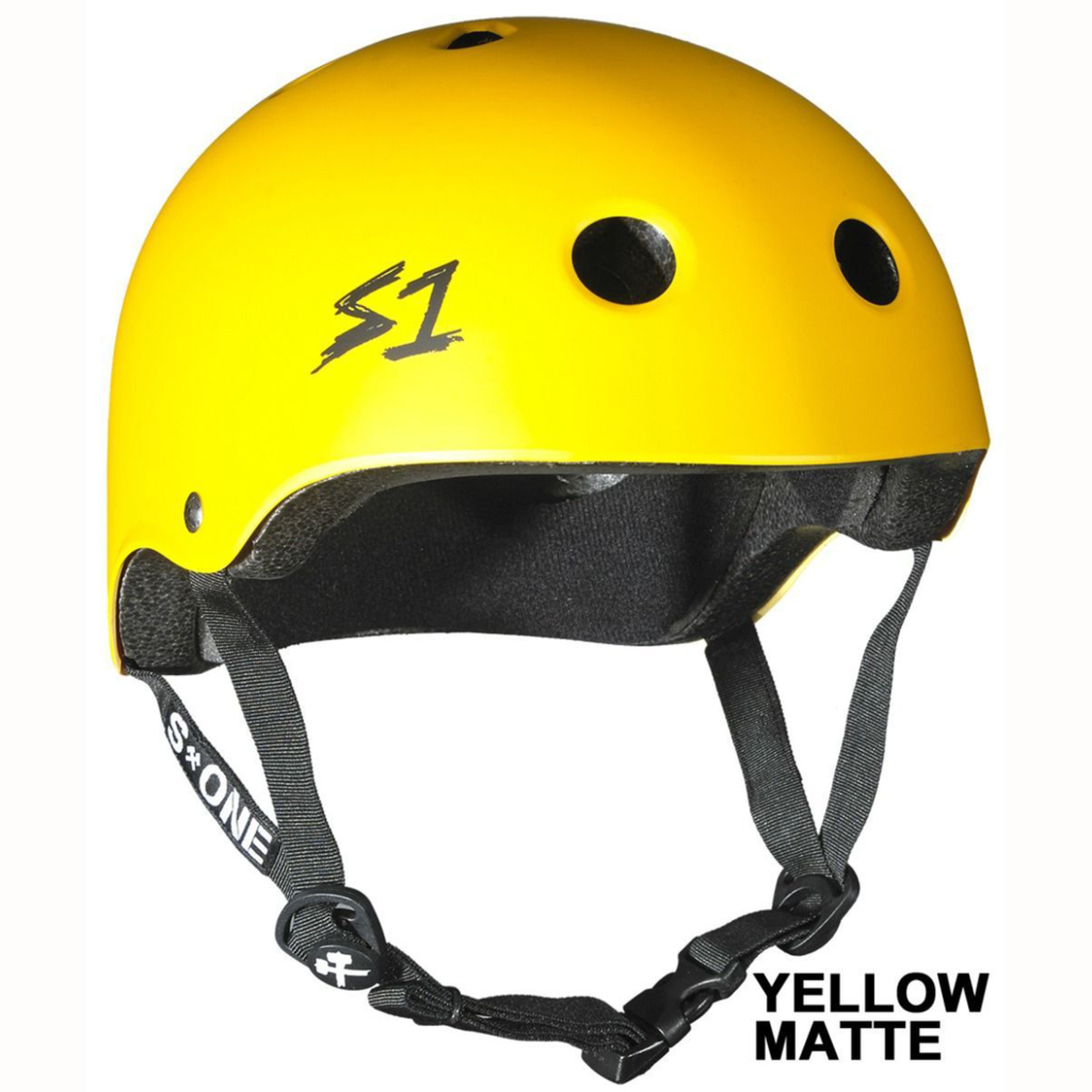 S-One Helmets S-One Helmet Lifer CPSC Helmet Yellow Matte L  (22")