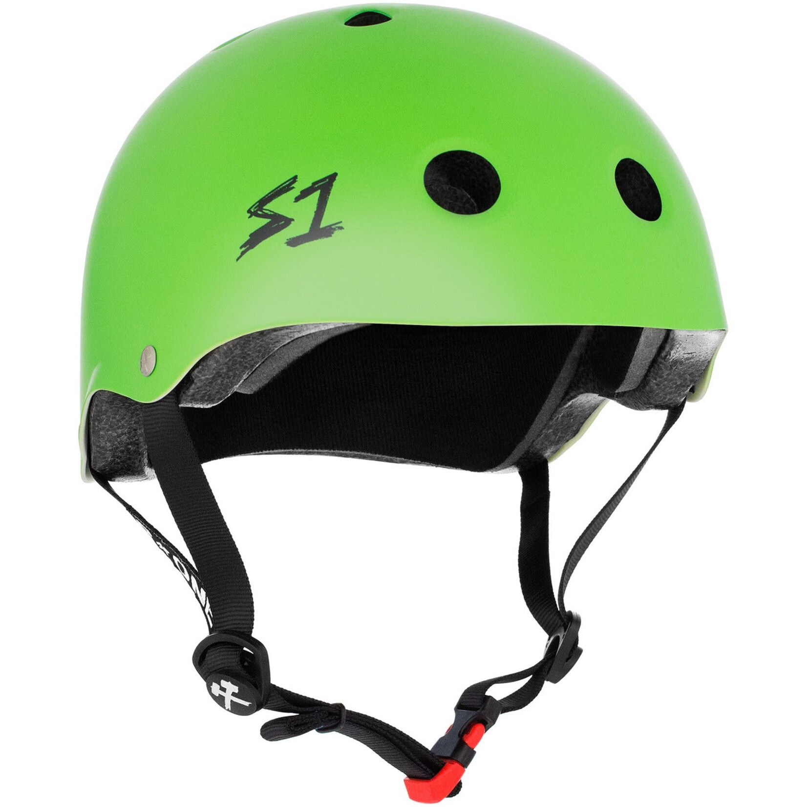 S-One Helmets S-One Helmet Mini Lifer Bright Green Matte L (20")
