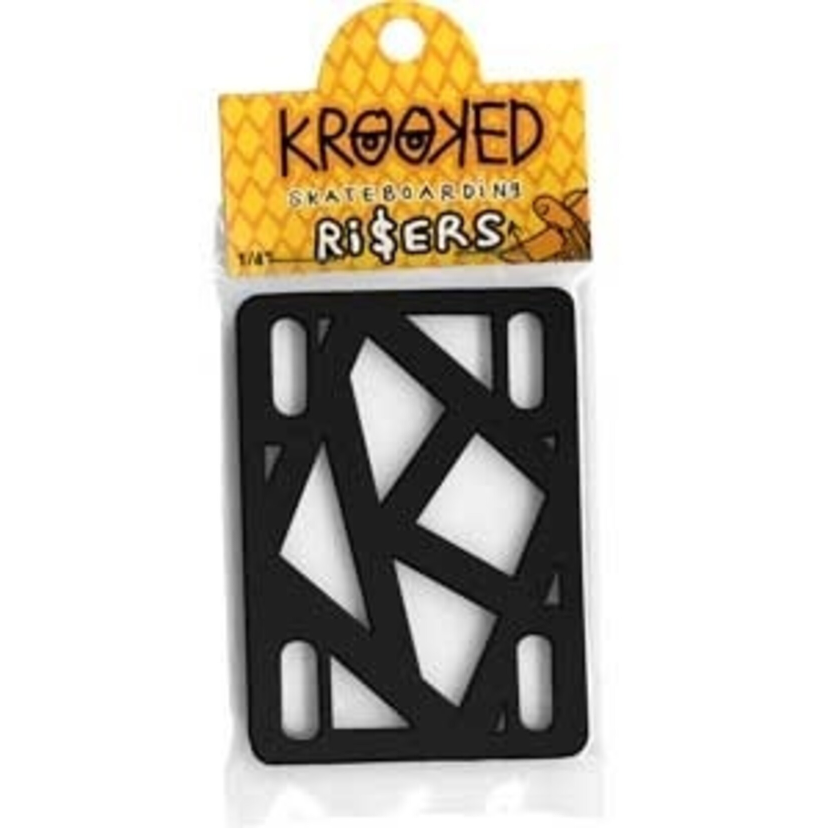 Krooked Krooked 1/4" Black Risers (Set of 2)