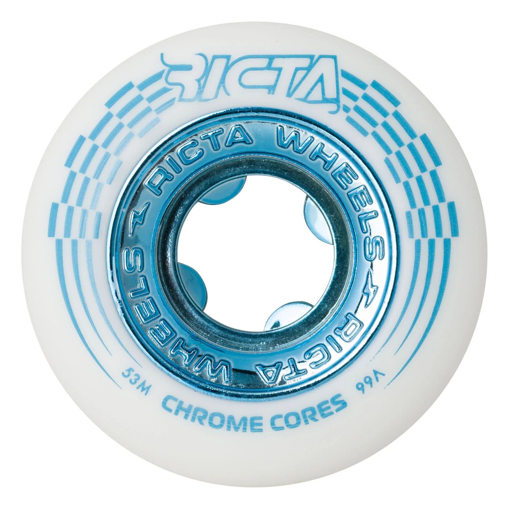 Ricta Ricta Chrome Core 53mm 99a Wheels - Teal (Set of 4)