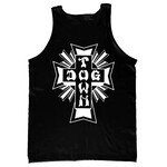 Dogtown Dogtown Cross Logo Tank Top - Black/White