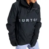 Burton Frostner Anorak Jacket- True Black - Attic Skate & Snow Shop