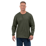 Dickies Dickies L/S Henley T-Shirt - Olive Green