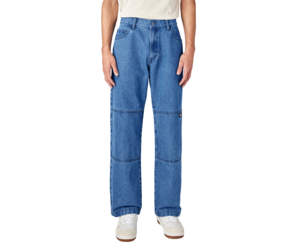 Dickies Double Knee Loose Fit Denim Pants - Stonewashed Vintage