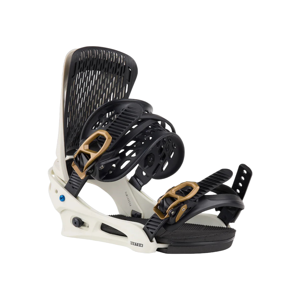 2024 Burton Genesis Bindings -White/Gold - - Attic Skate