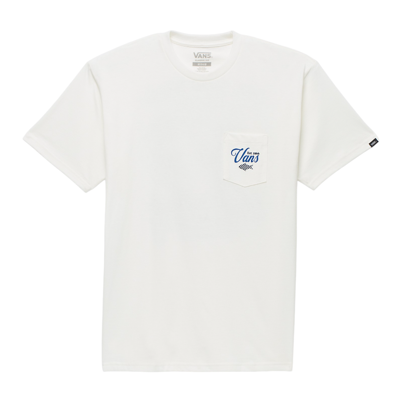 Vans Vans Fishing Club Pocket T-Shirt - Marshmallow